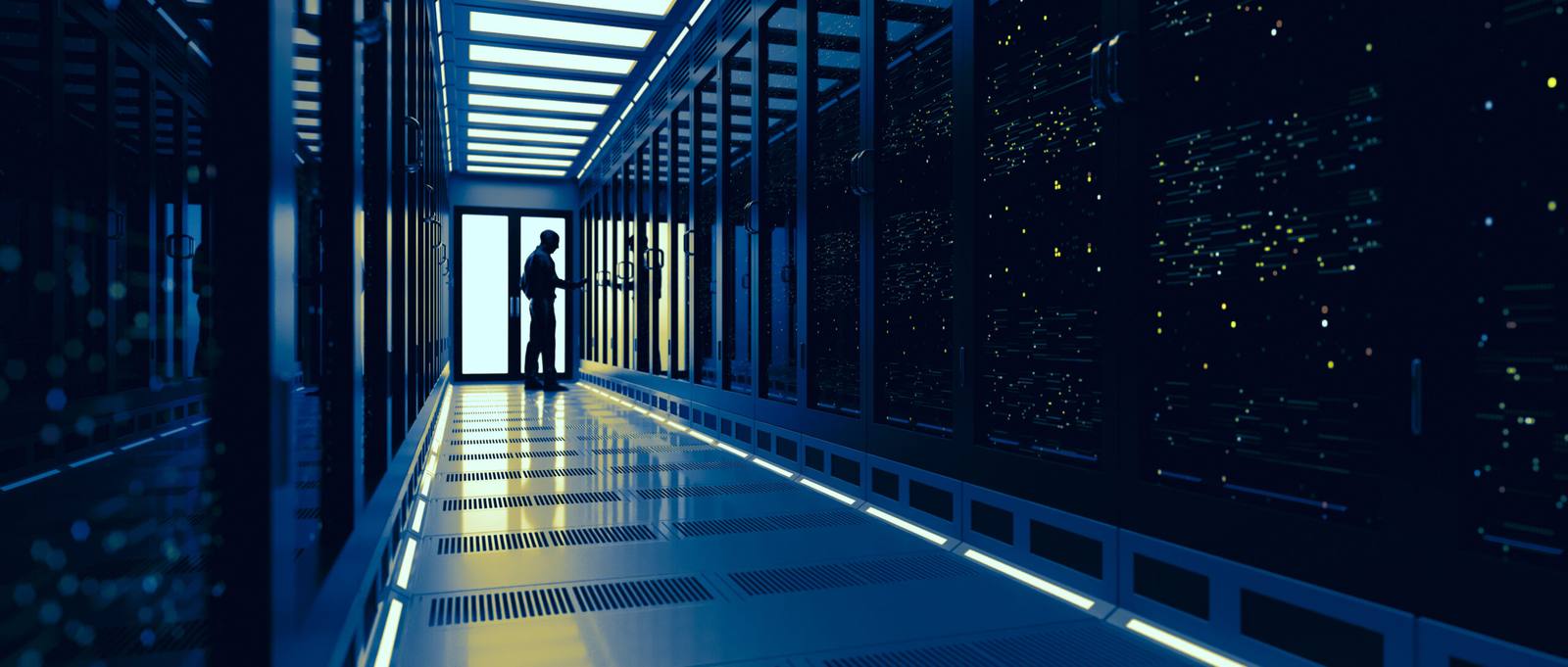 Wide entitled land development site prepared for data center construction