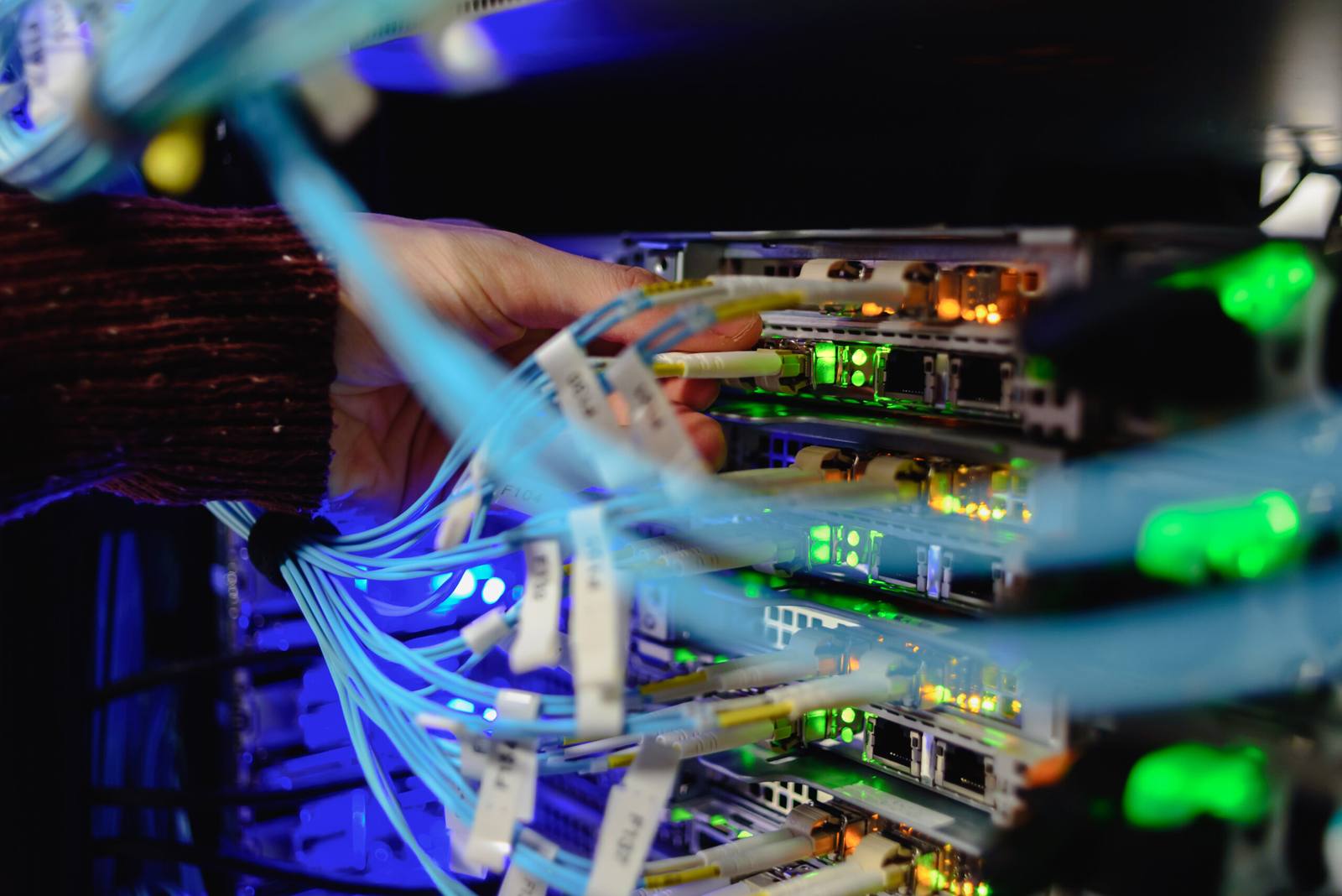Active construction and development site for a ground-up data center build