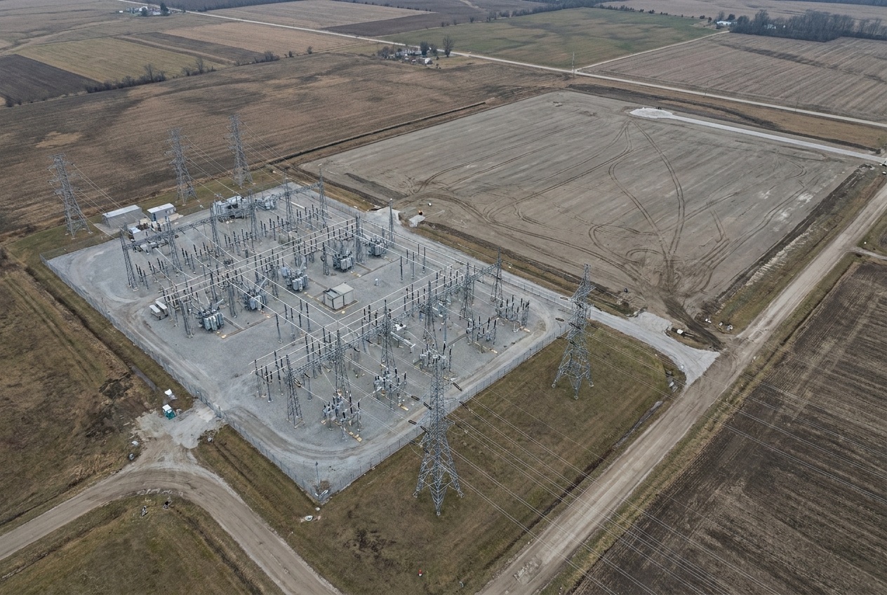 Data center real estate and powered land