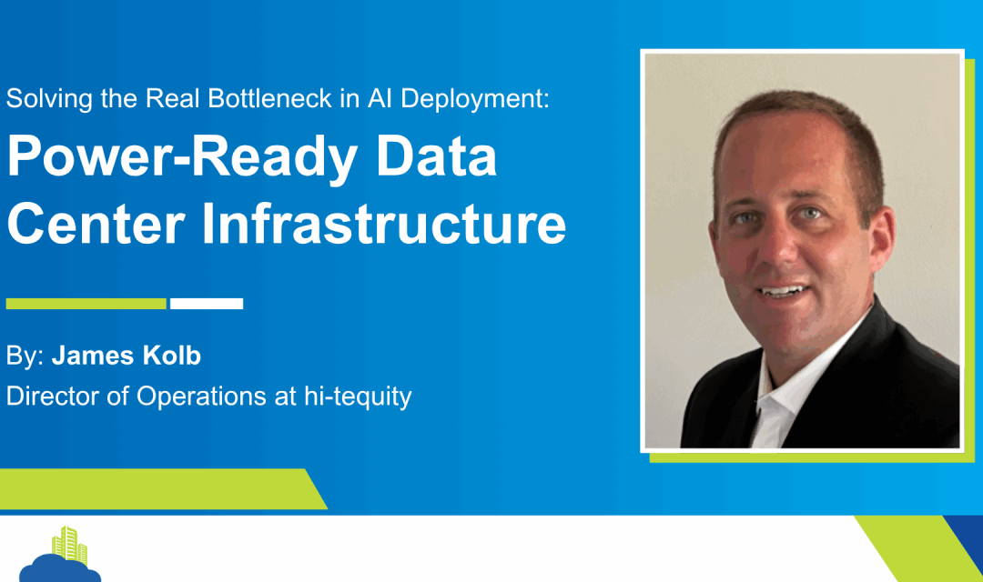 Solving the Real Bottleneck in AI Deployment: Power-Ready Data Center Infrastructure